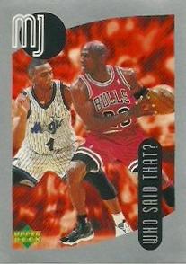 1998 Upper Deck Michael Jordan Stickers #113 Michael Jordan Front