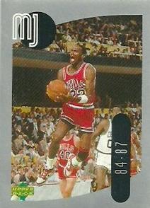 1998 Upper Deck Michael Jordan Stickers #12 Michael Jordan Front