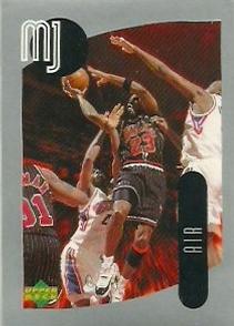1998 Upper Deck Michael Jordan Stickers #123 Michael Jordan Front