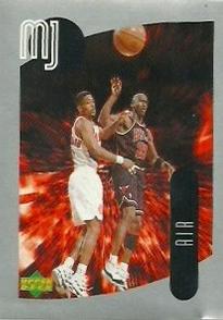 1998 Upper Deck Michael Jordan Stickers #125 Michael Jordan Front