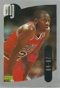 1998 Upper Deck Michael Jordan Stickers #14 Michael Jordan Front