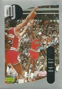 1998 Upper Deck Michael Jordan Stickers #15 Michael Jordan Front