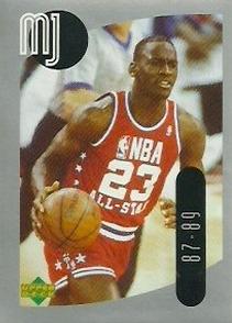 1998 Upper Deck Michael Jordan Stickers #17 Michael Jordan Front