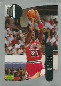 1998 Upper Deck Michael Jordan Stickers #21 Michael Jordan Front