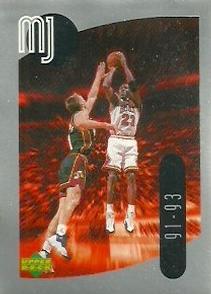 1998 Upper Deck Michael Jordan Stickers #34 Michael Jordan Front