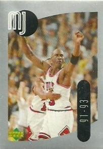 1998 Upper Deck Michael Jordan Stickers #36 Michael Jordan Front