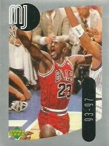 1998 Upper Deck Michael Jordan Stickers #44 Michael Jordan Front