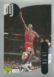 1998 Upper Deck Michael Jordan Stickers #45 Michael Jordan Front