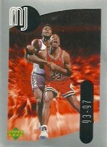 1998 Upper Deck Michael Jordan Stickers #46 Michael Jordan Front
