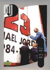 1998 Upper Deck Michael Jordan Stickers #47 Michael Jordan Front