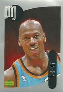 1998 Upper Deck Michael Jordan Stickers #48 Michael Jordan Front