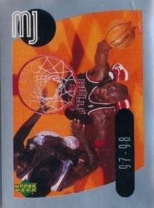 1998 Upper Deck Michael Jordan Stickers #50 Michael Jordan Front