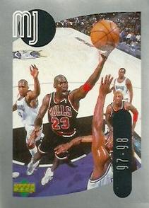 1998 Upper Deck Michael Jordan Stickers #54 Michael Jordan Front