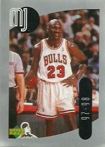 1998 Upper Deck Michael Jordan Stickers #55 Michael Jordan Front