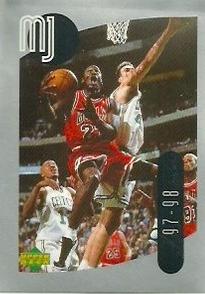 1998 Upper Deck Michael Jordan Stickers #56 Michael Jordan Front