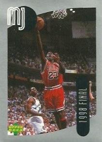 1998 Upper Deck Michael Jordan Stickers #57 Michael Jordan Front