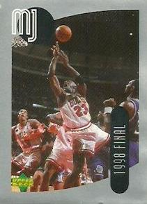 1998 Upper Deck Michael Jordan Stickers #62 Michael Jordan Front