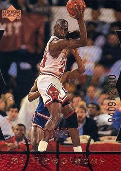 1998 Upper Deck MJx - Timepieces Red #34 Michael Jordan Front