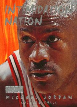 1998-99 SkyBox Premium - Intimidation Nation #8 IN Michael Jordan Front