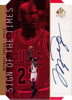1998-99 SP Authentic - Sign of the Times Gold #MJ Michael Jordan Front