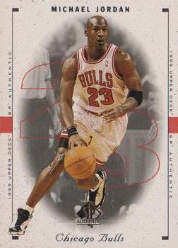 1998-99 SP Authentic #23 Michael Jordan Front