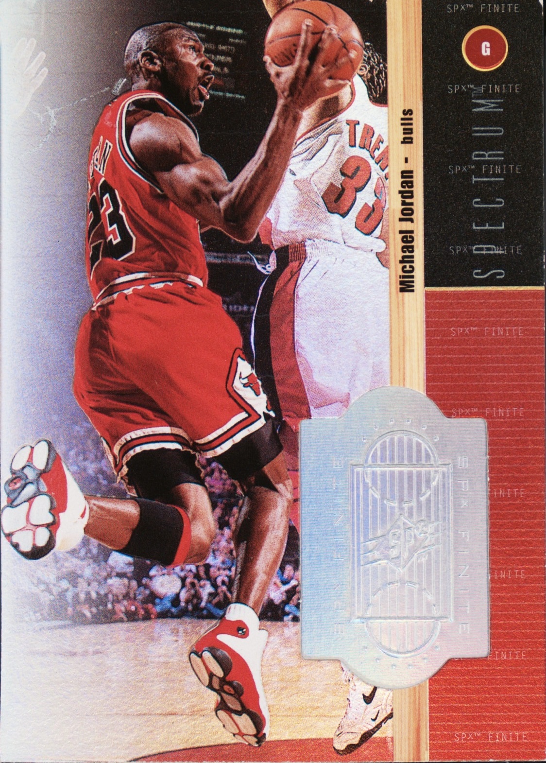 1998-99 SPx Finite - Spectrum #1 Michael Jordan Front