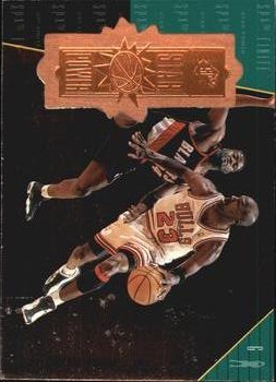 1998-99 SPx Finite #100 Michael Jordan Front