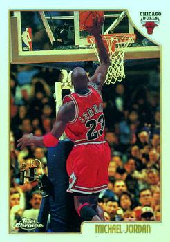 1998-99 Topps - Topps Chrome Previews Refractors #77 Michael Jordan Front
