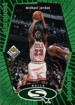 1998-99 UD Choice - StarQuest Green #SQ30 Michael Jordan Front