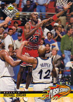1998-99 UD Choice #185 Michael Jordan Front