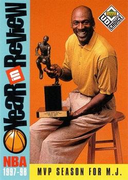 1998-99 UD Choice #196 Michael Jordan Front
