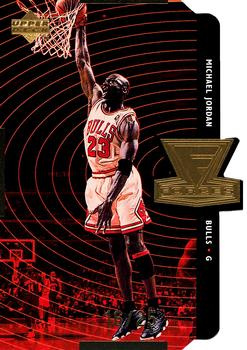 1998-99 Upper Deck - Forces Tier 3 (Quantum Gold) #F1 Michael Jordan Front