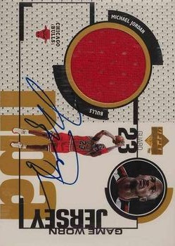 1998-99 Upper Deck - Michael Jordan Autographed Game Jersey #GJA2 Michael Jordan - MEM: Jersey (1992-93) Front