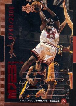 1998-99 Upper Deck - MJ23 Tier 1 (Quantum Bronze) #QMM25 Michael Jordan Front