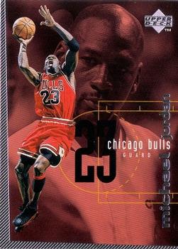 1998-99 Upper Deck #174 Michael Jordan - Checklist: 1-90; UER: "1997-98" on back, should be 1998-99 Front