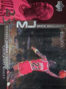 1998-99 Upper Deck Black Diamond - MJ Sheer Brilliance #B2 Michael Jordan Front
