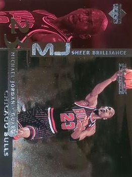 1998-99 Upper Deck Black Diamond - MJ Sheer Brilliance #B21 Michael Jordan Front