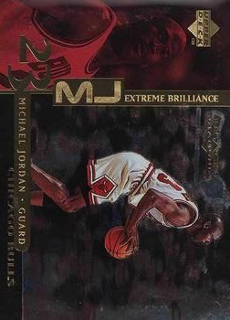 1998-99 Upper Deck Black Diamond - MJ Sheer Brilliance Extreme #B18 Michael Jordan Front