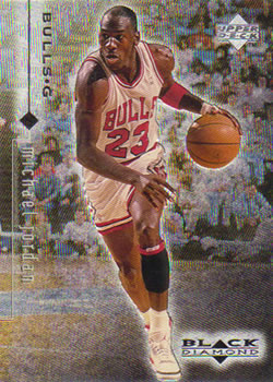 1998-99 Upper Deck Black Diamond #4 Michael Jordan Front