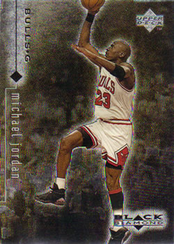 1998-99 Upper Deck Black Diamond #9 Michael Jordan Front