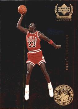 1998-99 Upper Deck Century Legends - MJ's Most Memorable Shots #MJ1 Michael Jordan Front