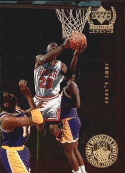 1998-99 Upper Deck Century Legends - MJ's Most Memorable Shots #MJ3 Michael Jordan Front