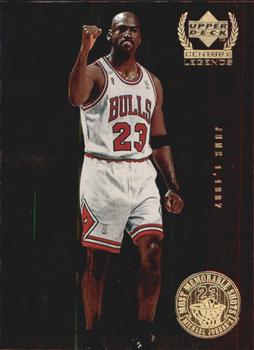1998-99 Upper Deck Century Legends - MJ's Most Memorable Shots #MJ5 Michael Jordan Front