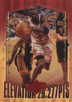 1999 Upper Deck Michael Jordan Athlete of the Century - Elevation #EL10 Michael Jordan Front