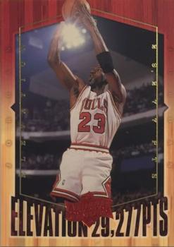 1999 Upper Deck Michael Jordan Athlete of the Century - Elevation #EL11 Michael Jordan Front