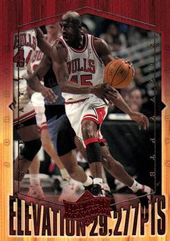 1999 Upper Deck Michael Jordan Athlete of the Century - Elevation #EL12 Michael Jordan Front