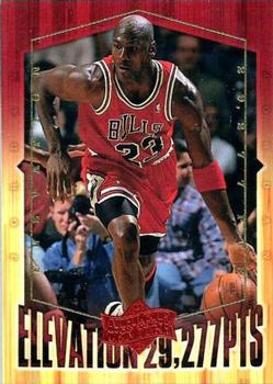 1999 Upper Deck Michael Jordan Athlete of the Century - Elevation #EL13 Michael Jordan Front