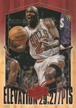 1999 Upper Deck Michael Jordan Athlete of the Century - Elevation #EL16 Michael Jordan Front