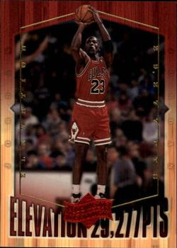 1999 Upper Deck Michael Jordan Athlete of the Century - Elevation #EL9 Michael Jordan Front
