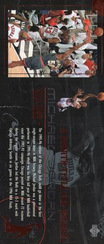 1999 Upper Deck Michael Jordan Career Collection - Bonus Blow-Up #CC4 Michael Jordan Front